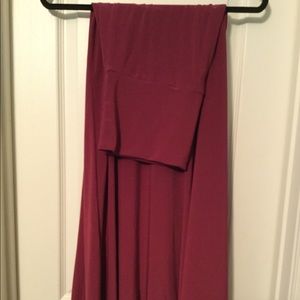 Wine Maxi skirt
